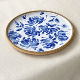 Chrysanthemum Dinner + Side Plate Set Button Curry