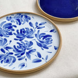 Chrysanthemum Dinner + Side Plate Set Button Curry