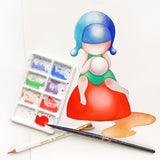 8 Pan Palette Artist's Tools