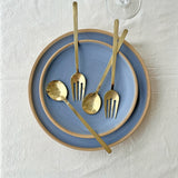 Pure Brass Cutlery Set Button Curry