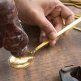 Pure Brass Cutlery Set Button Curry