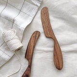 Wooden Butter Knife Button Curry