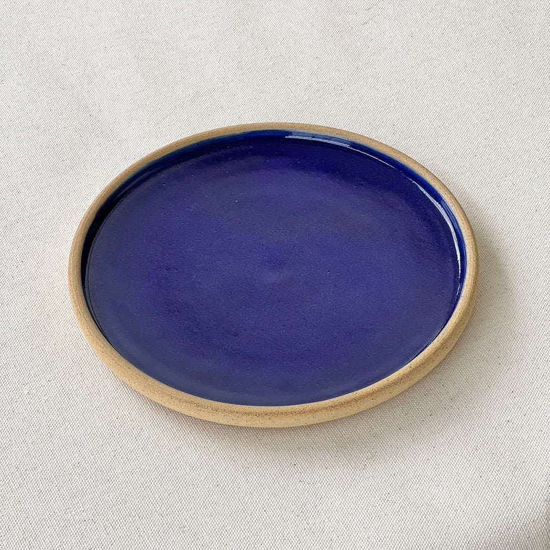 Chrysanthemum Dinner + Side Plate Set Button Curry