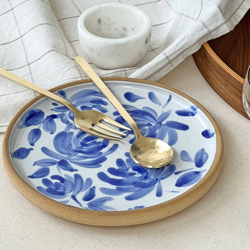 Chrysanthemum Side Plate Button Curry