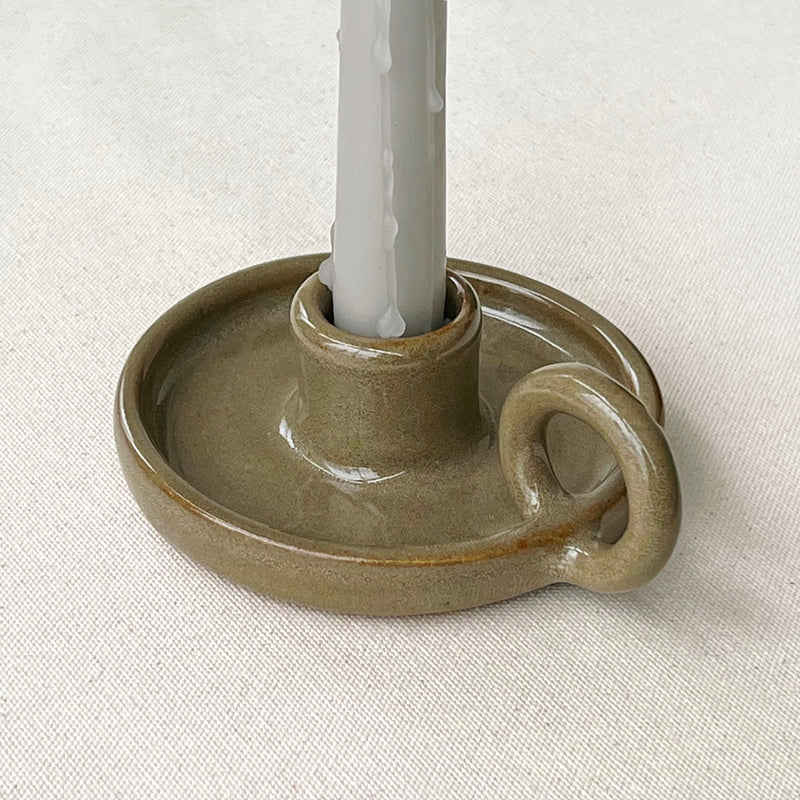 Candle Holder Button Curry