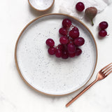 Rimmed Dinner Plate Button Curry