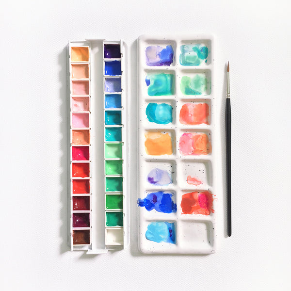 14 Pan Palette Artist's Tools