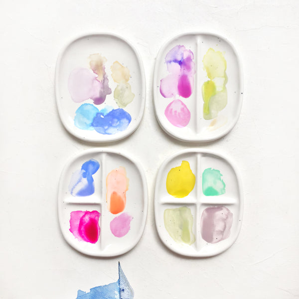 Oval Palette (Set of 4) Artist's Tools